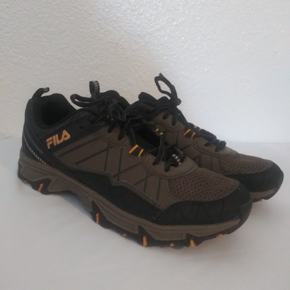 Fila Men\'s size 9 brown, black and yellow at Peake 20 Trail Running Shoes main image 5